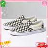 vans slip on lười caro